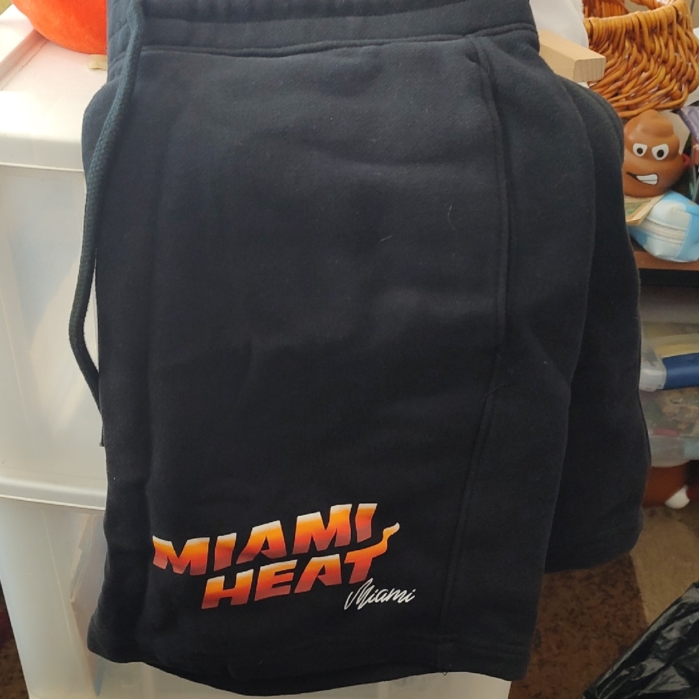 Miami Heat Black Hollister Sweat Shorts